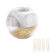 thumbnail image 1 of Acrylic Magnetic Paper Clip Holder With Colorful Bookmarks For Office School Supplies, 1 of 7