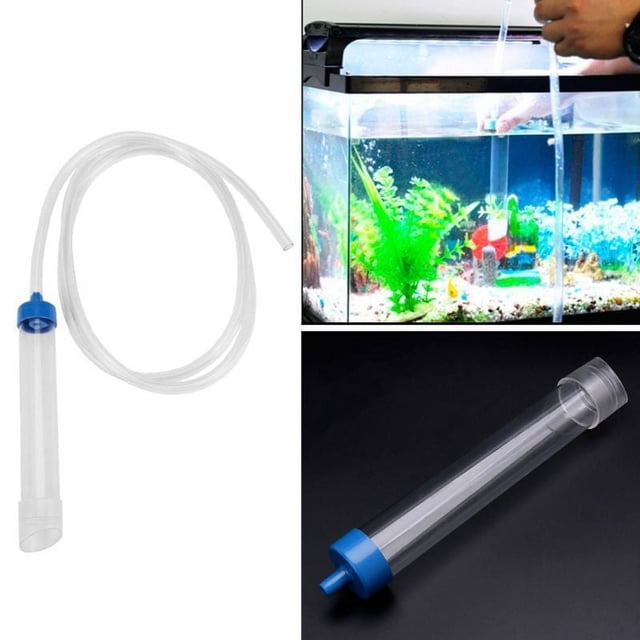 WUSUOWEI 1PC Manual Water Changer Cleaner Water Filter,Siphon Fish Tank Sand Washing Change,Syphon Tube Fluids Transfer Tool Sand Vacuum Tool,Fish Tank Tool,Aquarium Cleaning AS999 Shake