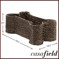 thumbnail image 3 of Casafield Dog Bone Shaped Storage Basket - Espresso, Large Water Hyacinth Pet Toy Bin Organizer, 3 of 7
