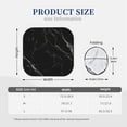 thumbnail image 3 of Cauagu Black Marble Texture Abstract Cauagu {designName} Print Foldable Car Windshield Sun Shade | Front Windshield Shade for Sun | Fits Small Sedans, Mini SUVs, Hatchbacks-Large, 3 of 6