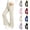 Beige, variant on Spazoro Girls Flare Pants with Pockets, Flare Leg Loose Fit Elastic Waist Stretchy Solid Color Warm Casual Trousers for Daily Wear Beige Size 6