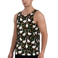 thumbnail image 2 of Pofeuu funny Goose Print Men's Workout Tank Tops Sleeveless Muscle Gym Shirt Quick Dry -Large, 2 of 7