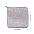 thumbnail image 3 of Thickened Microfiber Kitchen Cloth, 12x12 Inch Absorbent Scouring Pad – Degreasing Dishcloth, for Household Cleaning – Gray, Coffee, 3 of 6