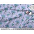 thumbnail image 2 of Soimoi Rayon Fabric Pot & Artistic Flower Print Fabric by Yard 56 Inch Wide, 2 of 3