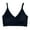 Black, variant on Sports Bras For Women Deep V Petal Wireless Bra - Soft Comfortable Style Nylon & Spandex Fabric 2Xl Womens Bras