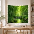 thumbnail image 5 of Bamboo Forest Numerous with Tall Slender Stalks Stand, Mystical Fantasy for Space Lovers, Galaxy Room Decor, Housewarming Gift, Tapestry Wall Hanging for Bedroom and Dorm, 5 of 7