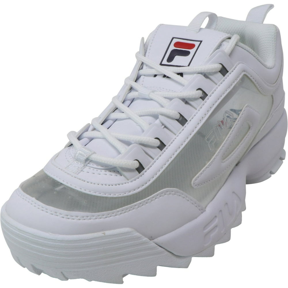 FILA Fila Women�s Disruptor Ii Clear White / Navy Red