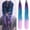 T, variant on Vibrant Pre Stretched Braiding Hair Extensions 26 Inch Synthetic for Stage Party Halloween Costume Cosplay (Colorful, Pack of 2)