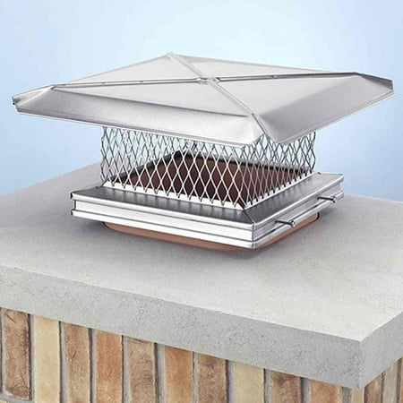 

12 x 12 Gelco Stainless Steel Chimney Cap - 3-4 Mesh