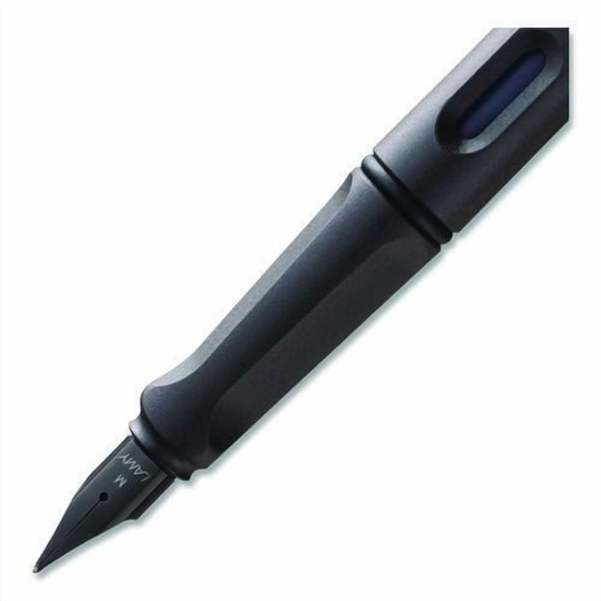 safari Fountain Pen, Medium Nib, Blue Ink, Charcoal Barrel | Bundle of 2