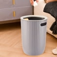 thumbnail image 4 of Papelera de Gran Capacidad para Uso Doméstico con Anillo de Presión para Baño, Aseo, Sala de Estar, Cocina, Dormitorio., 4 of 6