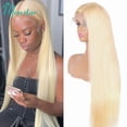 thumbnail image 1 of 13x4 13x6 360 613 Pelucas de cabello humano frontal de encaje de color rubio miel para mujeres Pelucas frontales rectas brasileñas transparentes Cabello humano Tan Jianjun unisex, 1 of 1