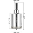 thumbnail image 2 of Efficient Chip Removal Diamond Hole Saw, Quick Drilling Through Glass, Ceramic, And Stone With Robust Material Construction For Extended Service Life, 30mm, 2 of 5