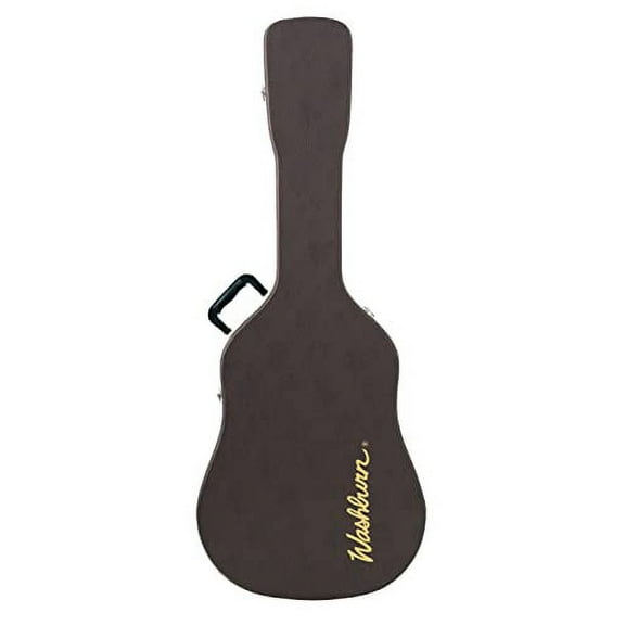 Washburn Deluxe Dreadnought Acoustic Guitar Case (GCDNDLX) Black