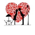 thumbnail image 1 of BSDHOME Polyester Lovers Love Heart Red Photography Backdrops Photo Props Studio Background 5x7ft, 1 of 2