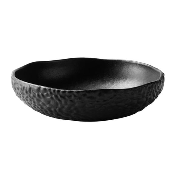 Textured Ceramic Fruit Bowl Decorative Serving Dish for Kitchen Living Room
