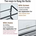 thumbnail image 3 of Multipurpose Storage Spice Rack Organizer, Heavy-Duty For Daily Use In Home Or Commercial Spaces, Set Of 4, Rustproof Material, Easy Installation With Adhesive Or Screws, 3 of 5