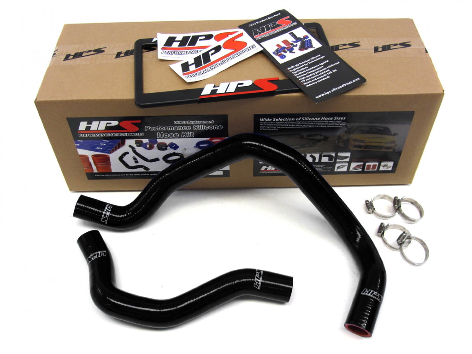HPS Black Reinforced Silicone Radiator Hose Kit Coolant for Honda 8891