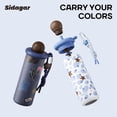 thumbnail image 5 of Sidagar 18 oz Pastel Leopard Blue Ceramic Lined Insulated Tumbler with Straw and Leakproof Lid, 5 of 9
