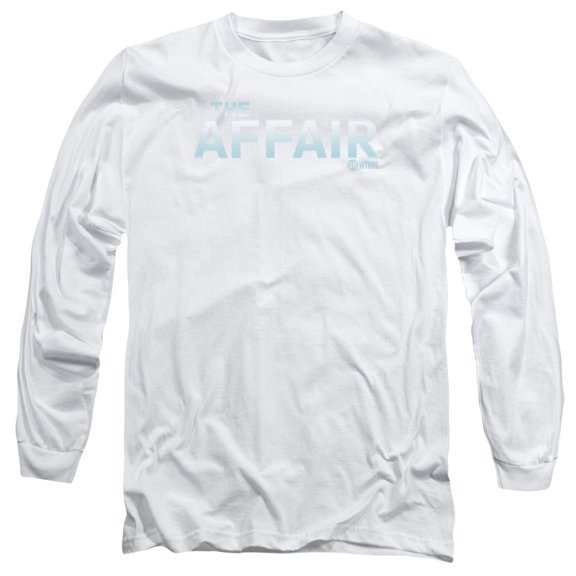 Affair Logo Long Sleeve Adult 18/1 T-Shirt White