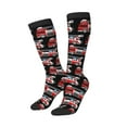 thumbnail image 2 of Easygdp Fire and Rescue Truck Soccer Socks Sport Knee High Socks Calf Compression Athletic Socks for Men and Women, 2 of 9