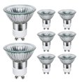 thumbnail image 1 of 8-pack GU10 Halogenlampor 35W, 220V GU10 Halogen Spotlight 2800K Varmvit, 1 of 5