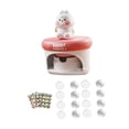 thumbnail image 4 of segolike Button Badge Maker Machine Badge Punch Press for Children Adults Kids School Rabbit, 4 of 9