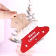 thumbnail image 3 of Juego de 8 adornos de madera de Navidad, adornos de madera de estrella de granja, decoraciones de árbol de Navidad de madera con cuerda de arpillera, adornos colgantes decorativos para, 3 of 6