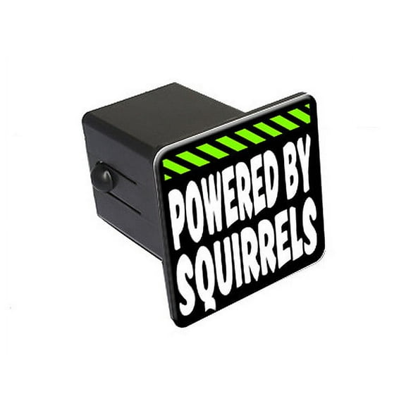 Powered By Squirrels Tow Hitch Cover