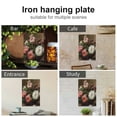 thumbnail image 4 of RUIYC Pink Roses Art Decor Aesthetic 8*12in Wall Decor For Home Bedroom Bar Bathroom Decor Gifts 8x12in, 4 of 7