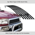 thumbnail image 2 of APS Compatible with Toyota 4Runner 1996-1998 Main Upper Stainless Steel Black 8x6 Horizontal Billet Front Grill Grille Insert T85481J, 2 of 7