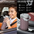 thumbnail image 5 of Modern 30oz Handheld Travel Tumbler with Handle – Double Wall Stainless Steel Insulated Cup, Flip Straw Lid, Leak-Proof & BPA-Free for Hot and Cold Drinks – Durable Coffee & Juice Mug White, 5 of 7