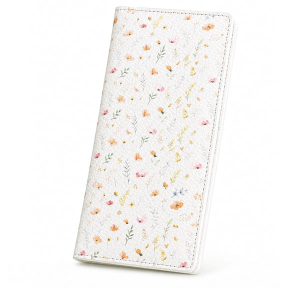 GAEKEAO Slim Wallet for Women RFID Blocking long Ladies Bifold Card Holder with Zipper Coin Pocket and Multiple Card Slots