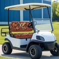 thumbnail image 3 of HUIACONG Geometric Hummingbird Soft Golf Cart Front Seat Cover for EZGO EZGO TXT, Breathable Heavy Duty Golf Cart Seat Covers 2 Piece, 3 of 7