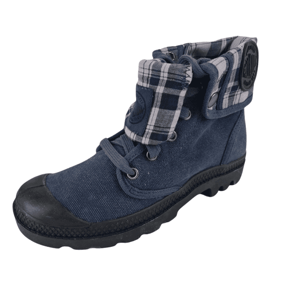 Palladium Mustard High Women Boots Blue SZ 7.5