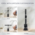 thumbnail image 4 of Shark TurboBlade Cool + Heat 2-in-1 Bladeless Tower Fan & Space Heater, 180° Oscillation, Customizable Year-Round Use, TH202 Charcoal, 4 of 14