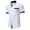 White, variant on Elvqul Mens Button Up Shirt Collared Quick Dry T-Shirt Summer Fashion Plain Classic White Short Sleeve Tee for Men