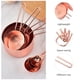 thumbnail image 2 of 8pcs acero inoxidable de medición de copa de cucharada de cocina para hornear suministro de oro rosa oro, 2 of 5