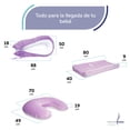 thumbnail image 5 of Pack de Bebé con Nido + Almohada de Lactancia + Cambiador Morado, 5 of 5