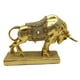 thumbnail image 3 of Figura de buey de resina, adorno Feng Shui, símbolo de fuerza y ​​prosperidad, 17 x 5 x 10,9 cm Dorado, 3 of 9