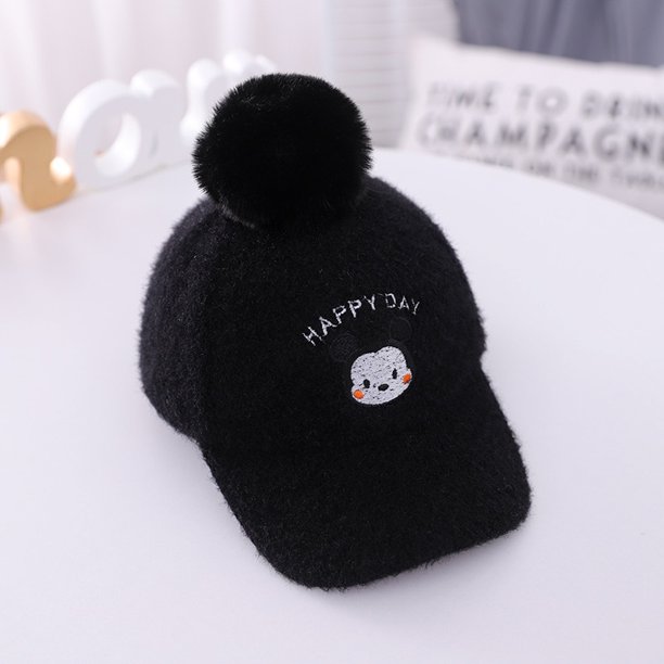 Disney-gorra de béisbol con dibujos animados de Mickey Mouse para niño y niña, gorro cálido de invierno con visera, protección contra el frío al aire libre Fivean unisex