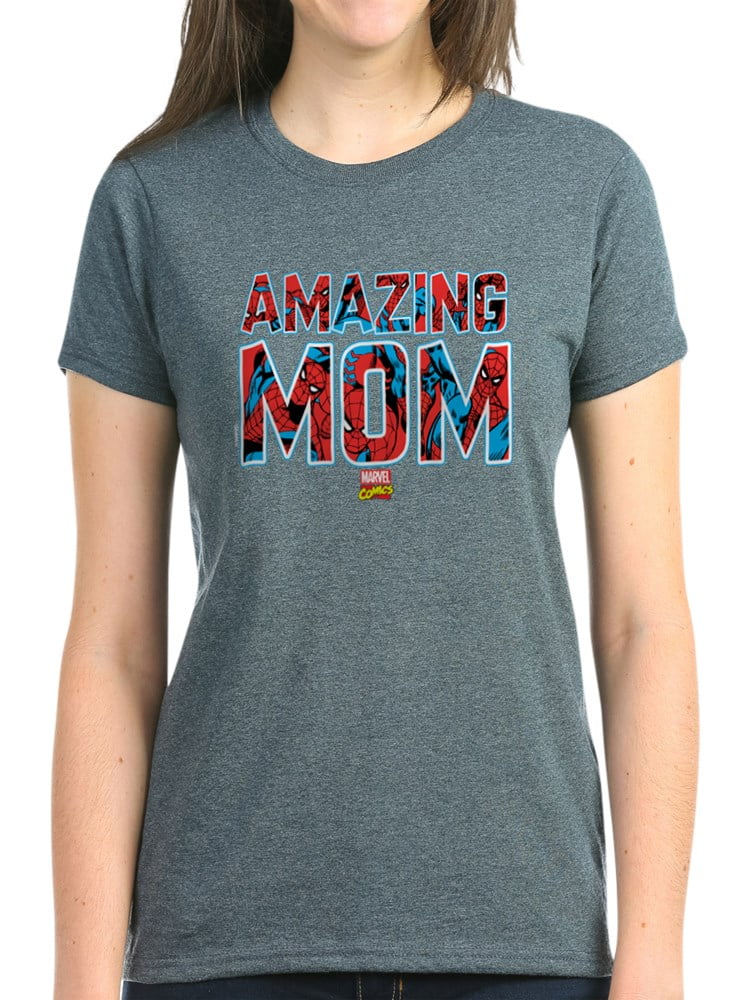 CafePress - Spider Man Mom T Shirt - Women's Dark T-Shirt - Walmart.com