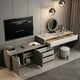 thumbnail image 4 of Luxury Bedroom Furniture Makeup Dressing Table With Mirror And Stool Tv Cabinet Vanity Stainless Steel Dressing Table My Lux Decor Round, 4 of 12