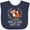 Navy Blue, variant on Inktastic Mimi and Papa Love Me Woodland Fox Granddaughter Girls Baby Bib