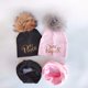 thumbnail image 2 of Conjunto de sombreros de bebé para niñas, letra dorada, Princesa, príncipe, corona, gorro de niño, algodón, bufanda, cuello, gorros para niños, juego de gorros para niños, 2 of 4