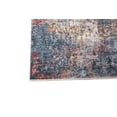 thumbnail image 4 of HR- Bohemian Chic Vintage Distressed 2 x 3 Area Rug Floorcover Leno Weave Abrash Design Novelty Rug Rust and Multi Color, 4 of 10