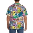 thumbnail image 3 of Kdxio Men's Hawaiian Shirt for Men Short Sleeve Shirt Cartoon Marine Animals Summer Casual Holiday Beach Button Down T-Shirts, 3 of 5