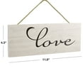 thumbnail image 4 of Excello Global Products Hanging Home Decor Sign with Sawtooth Hook and Jute Hanging Rope (Grateful, Love, Believe, Thankful, Faith, Blessed) - EGP-HD-0357, 4 of 6