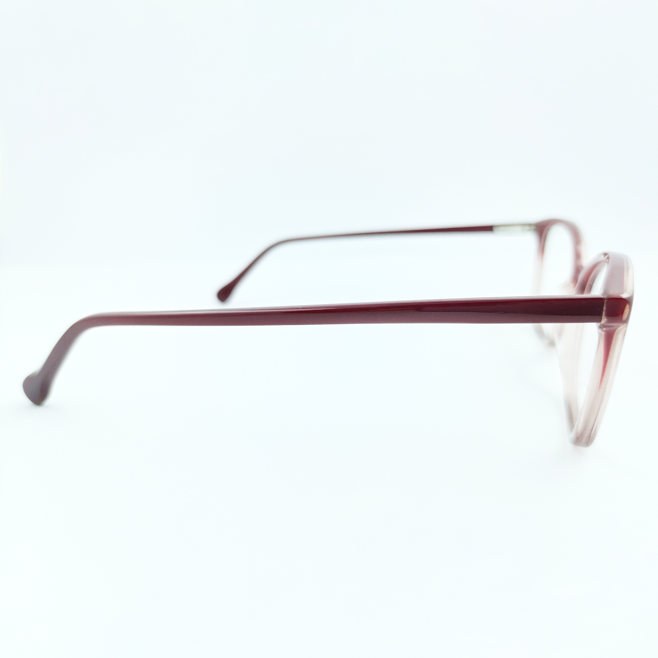 Womens Britt Rx'ble Eyeglasses with Case, Red Gradient