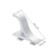 thumbnail image 2 of Freezer Shelf Clips, Refrigerator Clip Kits Cooler Shelf Support 1.06x0.31x0.91" Silver, 2 of 5